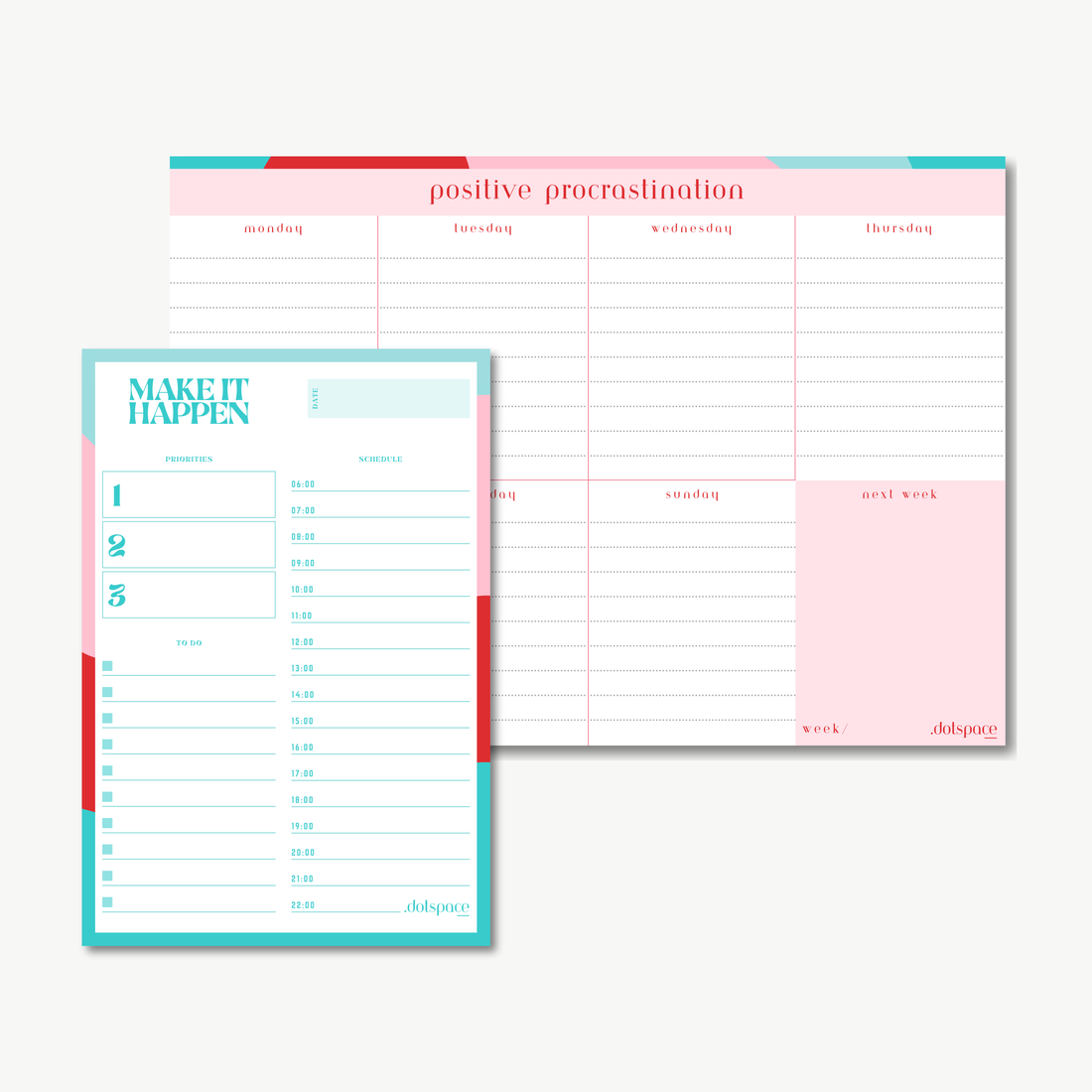 Cotton Candy Planner Set