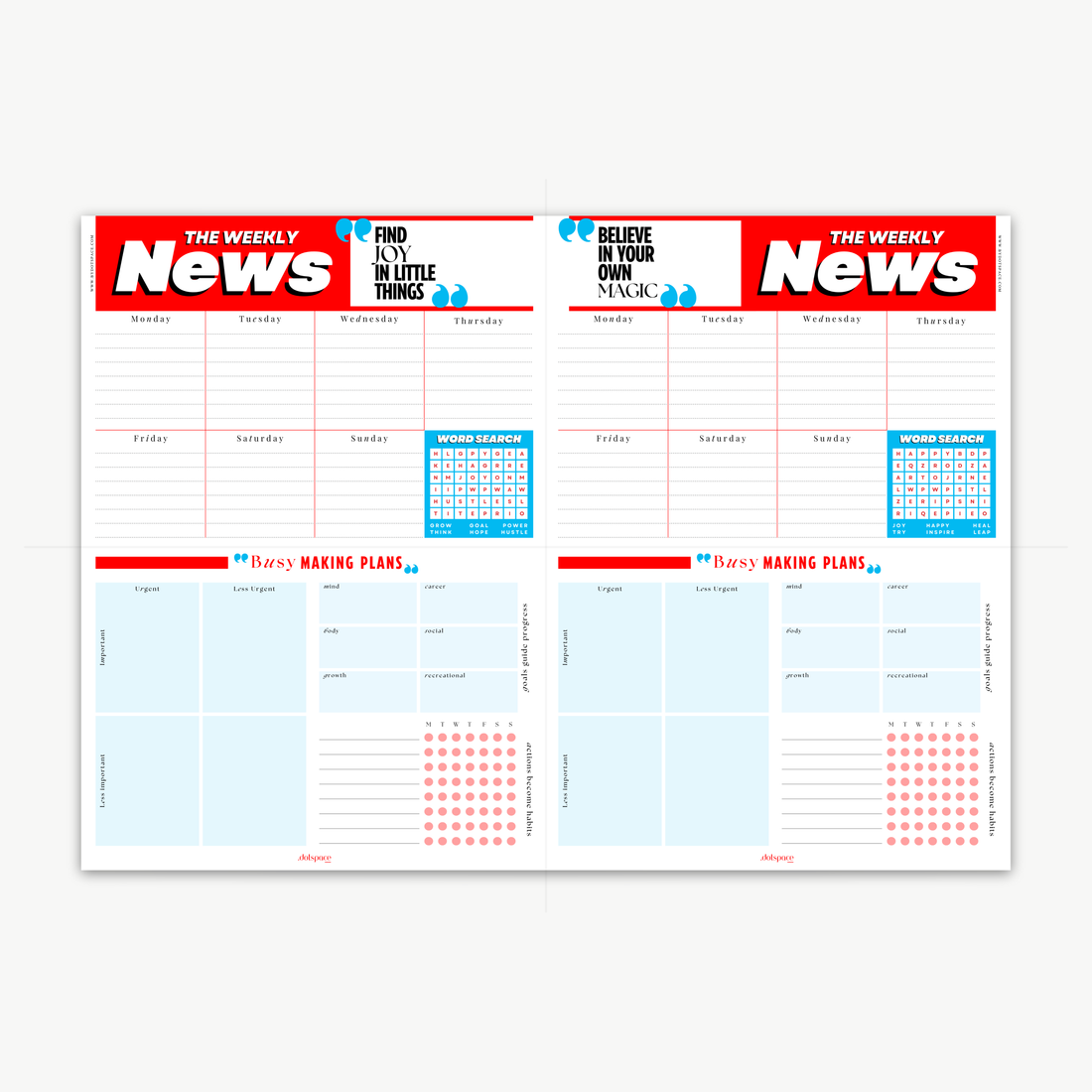 Busy Making Plans