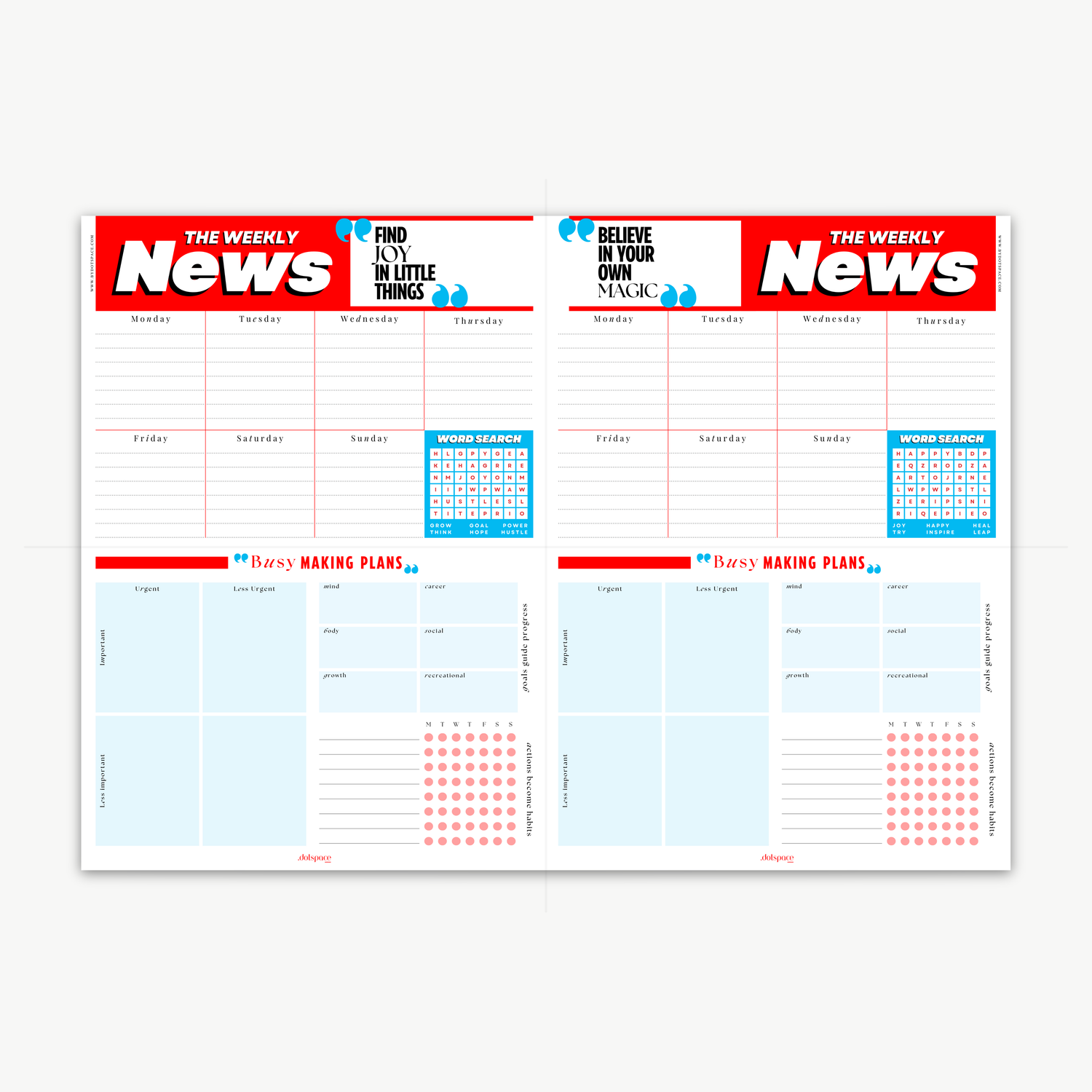 Busy Making Plans