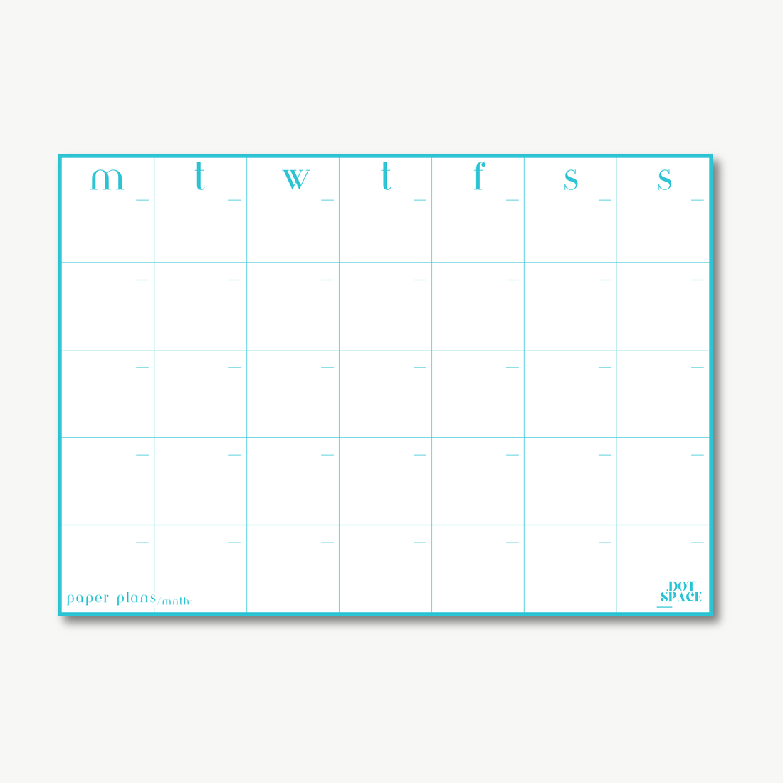 Paper Plans