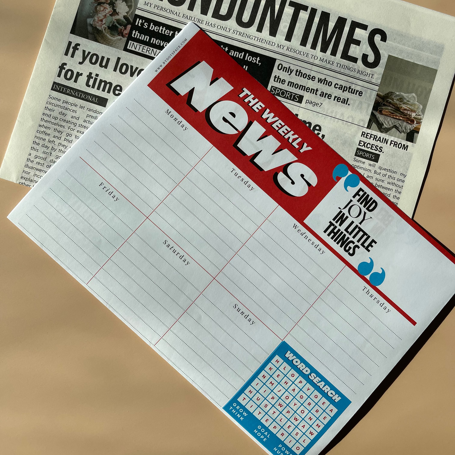 Busy Making Plans