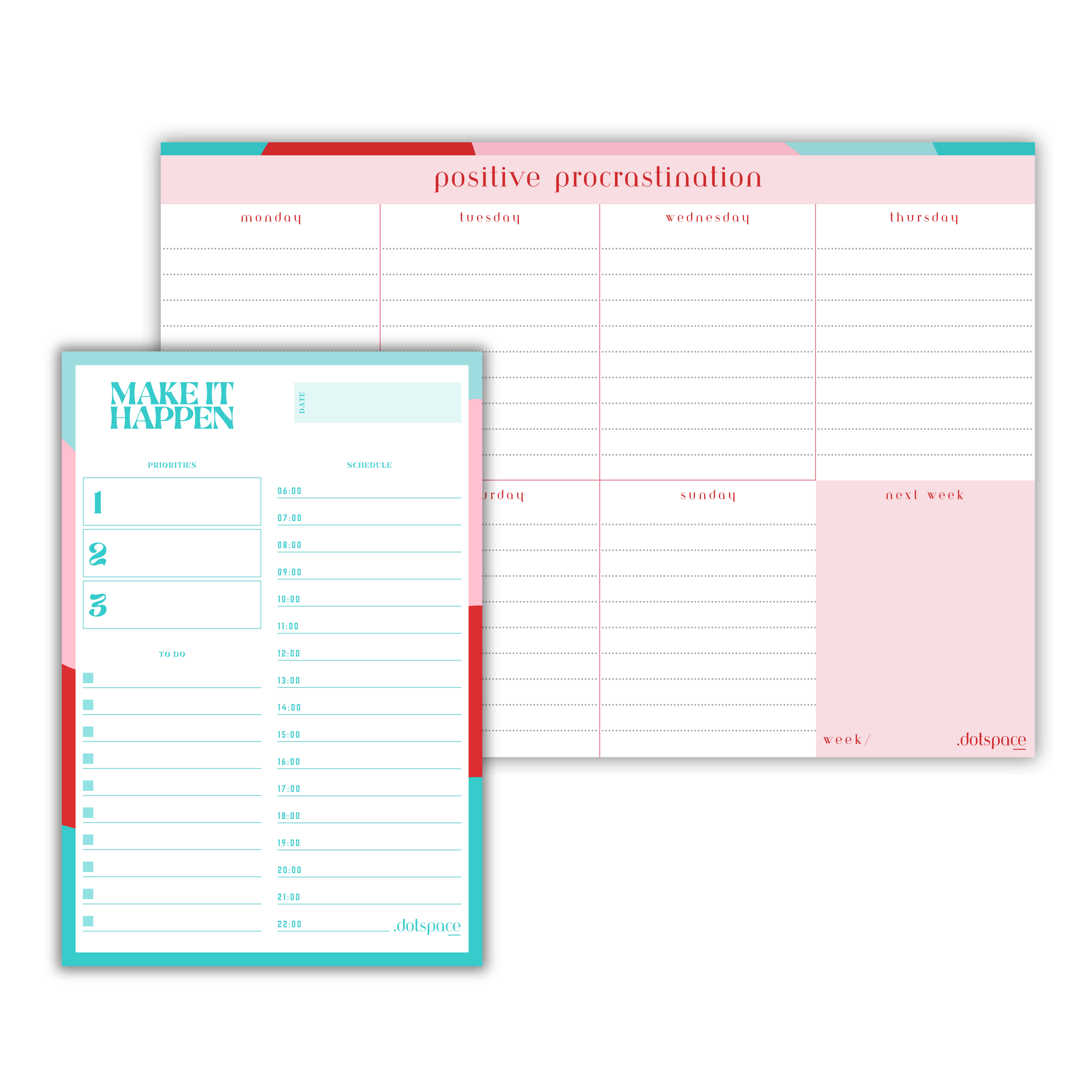 Cotton Candy Planner Set